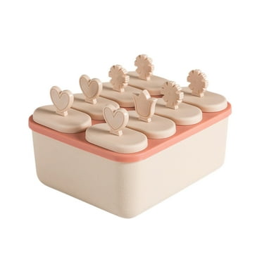 Lilixerw Popsicle Mould,Popsicle Molds 8 Pieces Silicone Ice Pop Molds,Reusable Easy Release Ice Pop Make