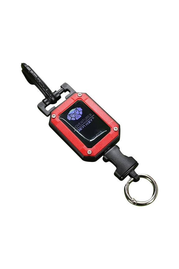 Retractable Keychain,Heavy Duty Carabiner Badge Holder,with Steel Retractable Cord