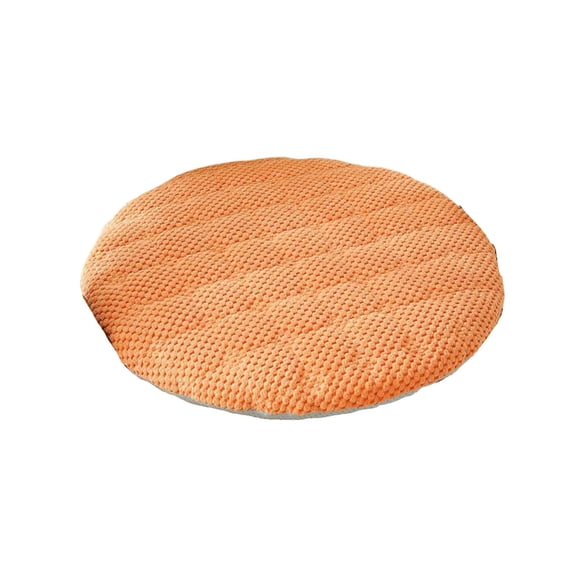 Lilixerw Round Memory Foam Chair Cushion Circle Bar Stool Pad Detachable Chair Seat Cushion with Back Anti Slip Kitchen Dining Chair Pad,11.8 inch