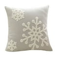 thumbnail image 1 of Lilixerw Soft Square Christmas Snowflake Home Decorative,Canvas Cotton Embroidery Throw Pillow Covers,17.7x17.7 Cushion Covers Pillowcases,for Sofa Bed Chair, 1 of 6