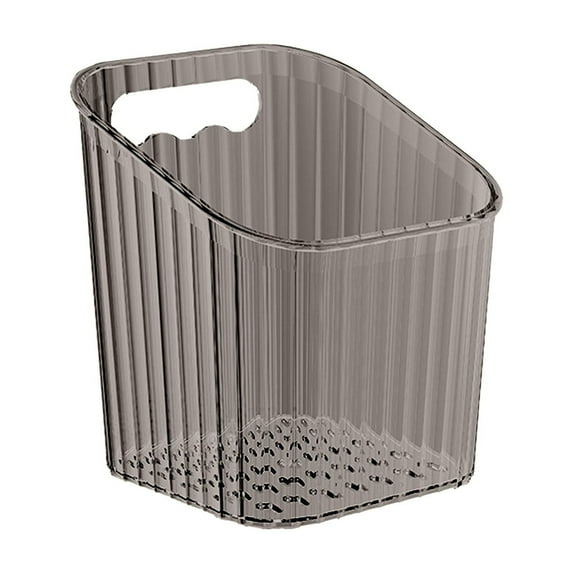 Lilixerw Storage Organizer Bins,Wall Mounted Floating Shelves Fridge Organizer Stackable Clear Plastic Storage Bins for Wall,Refrigerator,Kitchen,Bathroom,Countertops,Pantry