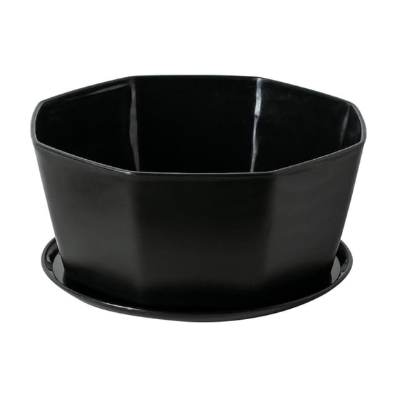 Lilixerw Household Plant Pot,with Bottom Support,Indoor Plant Pot,Mini Home Plant Decor for Bedroom Bathroom Office Shelf,Garden Display Supplies,Black