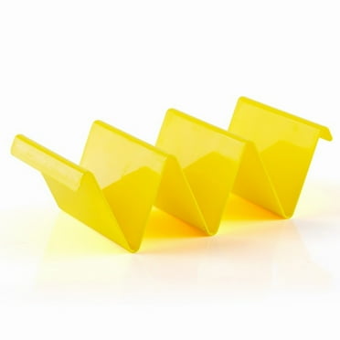 Lilixerw Taco Holder Stands,Microwave & Dishwasher Safe,Health Material Large Taco Holder Stand for 3 Tacos Each
