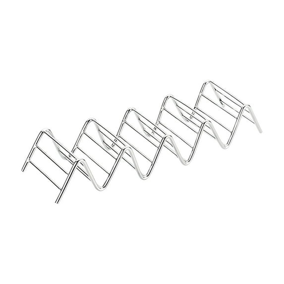 Lilixerw Taco Holders,Stainless Steel Taco Stand Rack Tray Style Holds Up to 4 Tacos Each,Oven Safe for Baking,Dishwasher and Grill Safe
