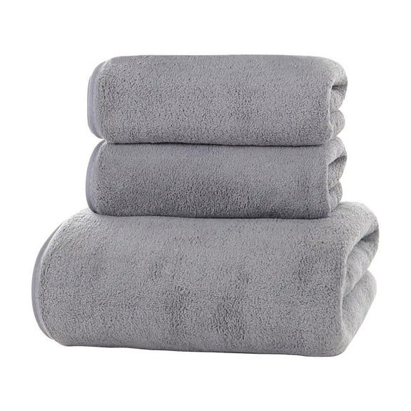 Lilixerw Three Pieces Set of Soft Bath Towels,Soft Linen Luxury Towel Set for Bathroom