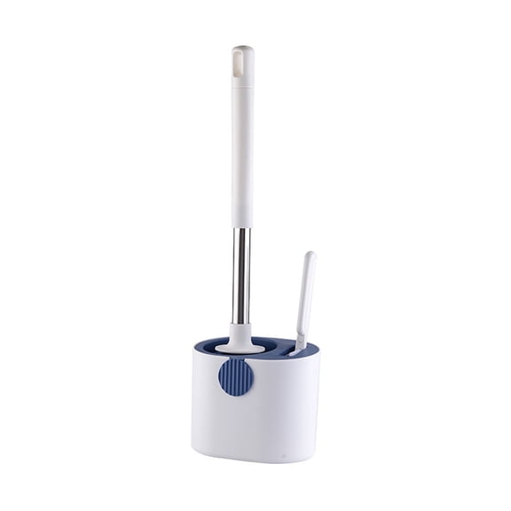 Lilixerw Clearance Toilet Brush and Holder,Easy Storage,Space-Saving and Discreet,Drip-Proof,Easy Assembly,Provide Deep Cleaning,with One Seamless Sticker
