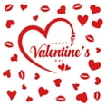 thumbnail image 1 of Lilixerw Valentine's Day Window Clings,Valentines Day Window Stickers Decals Decorations Party Supplies for Wedding Anniversary Valentines Day Decorations, 1 of 5