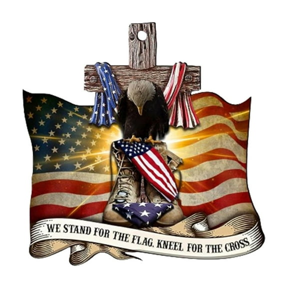 Lilixerw Veteran Ornament, American Flag Patriotic Car Accessories,for Veteran Soldier Armed Forces Military Members US Army