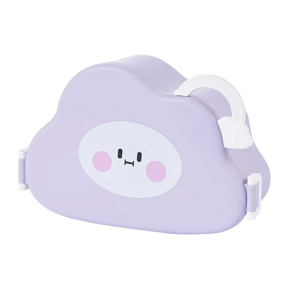 Lilixerw Cloud Shape Bento Box Lunch Box,Food & Snack Container for Adults - Leakproof Dishwasher & Microwave Safe