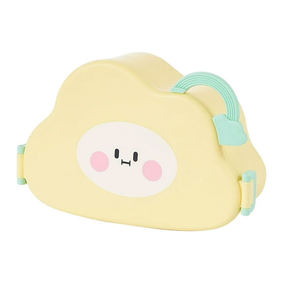 Lilixerw Cloud Shape Bento Box Lunch Box,Food & Snack Container for Adults - Leakproof Dishwasher & Microwave Safe