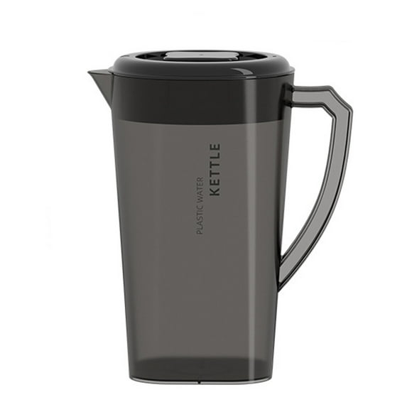 Lilixerw Cold Kettle,Large Capacity Storage Fruit Drink Dispenser with Lid,Durable Tea Drink Water Bucket,Black