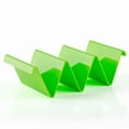 thumbnail image 1 of Lilixerw Corrugated Taco Holder Stands,Large Tray Plates Holds,Plastics Holder for Party Supplies,Dishwasher Microwave Safe,Green, 1 of 1