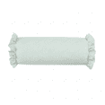 thumbnail image 1 of Lilixerw Cylindrical Bolster Pillow with Ruffled Edges,Striped Ruffled Neck Roll & Lumbar Support Pillow for Bed and Sofa,Decorative&Comfort,Removable Washable Cover,8x20 Inch,Green, 1 of 5