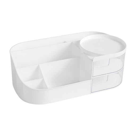 Lilixerw Drawer Type Cosmetics Storage Box Dormitory Desktop Skin Care Lipstick Plastic Shelf,11.22 x 6.3 x 4.13 inch