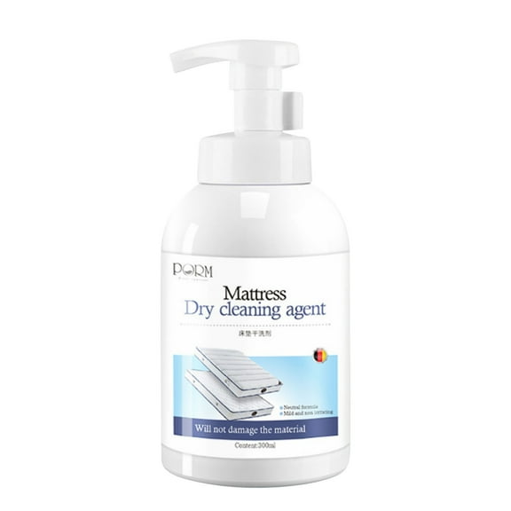 Lilixerw Dry Cleaning Foam,No-Rinse Fabric Cleaner for Mattress,Quickly Clean Stains & Dirt,Household Removal Spray,300ML