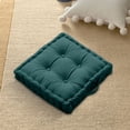 thumbnail image 1 of Lilixerw Extra Thick Floor Cushion with Handles,Soft Velvet Seat Pad Sofa Mat,Indoor/Outdoor Use for Living Room,Patio,Yoga,Picnic,17.72x17.72 In,Army Green, 1 of 9