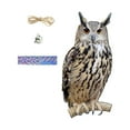 thumbnail image 1 of Lilixerw Fake Owl Scare Pendant,Rotating Head Bird Devices,Plastic Scaring Bird Statues,for Outdoor Garden,Yard,Pool Decoration, 1 of 7
