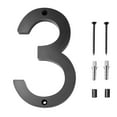 thumbnail image 1 of Lilixerw Floating House Number,6 Inch Modern Creatives Digital House Number,Address Numbers with Nail Kit,Black Address Number 3, 1 of 1