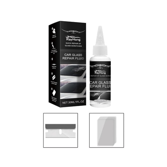Lilixerw Glass Glue,Glass Glue Clear Repair,Liquid Quickly Repair Cracks,30ML