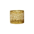 thumbnail image 1 of Lilixerw Golden Geometric Openwork Candle Holder,Creates Decorative Light Candle Cup,Home Decor for Tabletop,Shelf,Perfect for Candles & Tealights,Adds Warm Ambiance,3.14x3.14x3.35in,Gold, 1 of 6