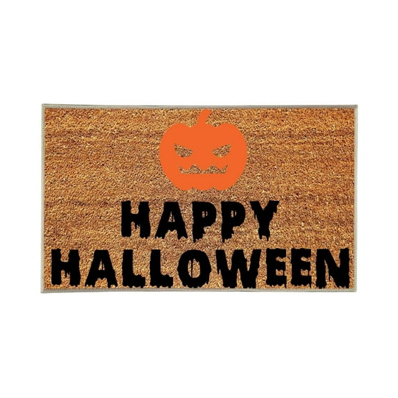 Lilixerw Halloween Print Rugs and Mats,Witch Kitchen Floor Mats,Outdoor Non Slip Doormat Decorations for Party Decor