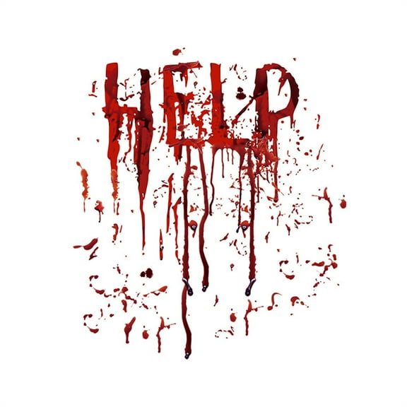 Lilixerw Halloween Red Font Wall Stickers Decorations,Window Glass Decoration,Wall Decals,Party Supplies