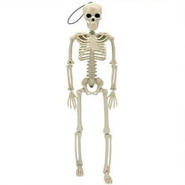 Lilixerw Halloween Skeleton Decoration,Full Body Posable Skeleton for Halloween Prop Decor,Garden Outdoor House Decorations
