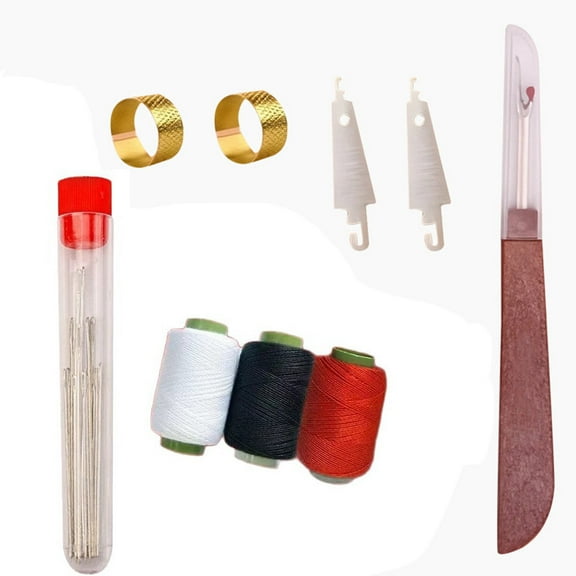 Lilixerw Hand Sewing Kit,Complete Needle & Thread Set for Quilting,DIY Fabric Crafts,Home Repairs Tool,Portable Case for Beginners