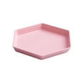 thumbnail image 1 of Lilixerw Hexagon Wheat Straw Plates,Unbreakable Dinner Plates,Reusable Plastic Plates for Kitchen Camping,Pink, 1 of 6