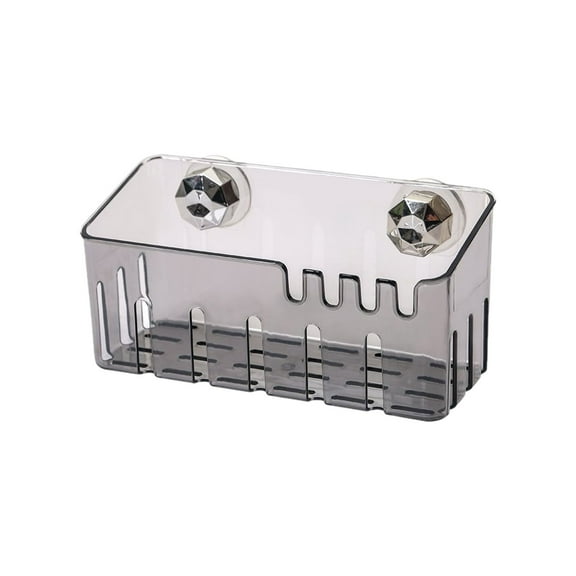 Lilixerw Kitchen & Bathroom Sink Sponge Holder Organizer Wall Mount,Plastic Hanging Sponge Organizer Basket,7.48 x 3.15 x 3.54 inch