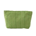 thumbnail image 1 of Lilixerw Knitted Stripe Makeup Bag Large Zipper Make Up Accessory Pouch for Purse Cosmetic Brush Bag for Travel Essential, 1 of 8