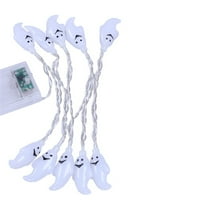 Lilixerw LED Ghost Halloween String Lights,Cute Decorative Ghost String Lights Indoor Outdoor for Party,Haunted House,Fireplace,Window Decor