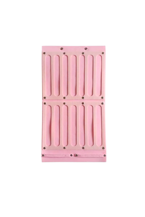 Large Capacity Hair Bow and Headband Organizer,Wall-Mounted Nursery Decor with 16 Ribbons & 2 Detachable Snaps,Perfect for Room,Party,Gifts,26x13.7 Inch,Pink