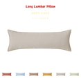 thumbnail image 1 of Lilixerw Long Lumbar Pillow 11.81x27.56 inch, Herringbone Bolster Pillow with Insert, Backrest Bed Pillow for Sofa, Bedroom, Living Room Decoration, 1 of 7