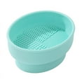 thumbnail image 1 of Lilixerw Makeup Brush Cleaner Mat,3 in 1 Silicone Makeup Brush Cleaner Cosmetic Brush Scrubber Bowl for Cleaning,Organizer and Upside Down Drying, 1 of 6