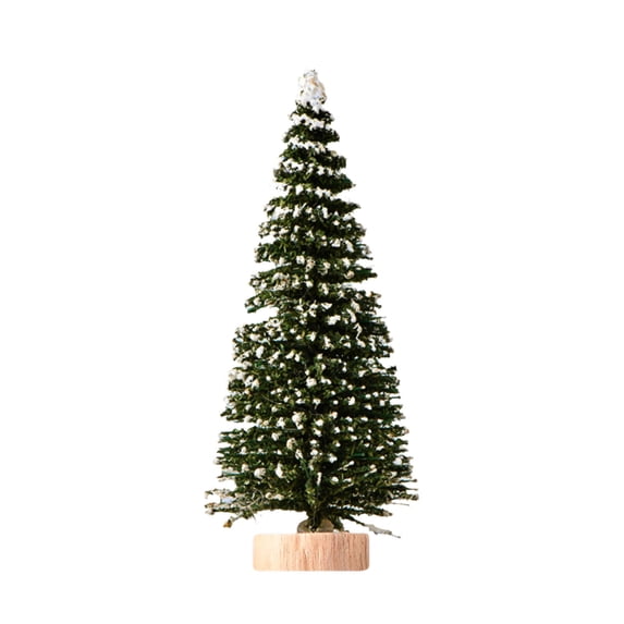 Lilixerw Miniature Christmas Tree Decor,Snowflake Design Tabletop Decoration for Home,Xmas Party Supplies,Festive Displays,3.5Inch Mini Xmas Tree