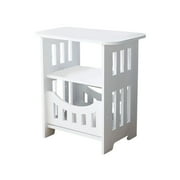 Lilixerw Narrow Side Table,Slim End Tables,Skinny Table for Small Spaces,Thin Bedside Table for Living Room,Bedroom