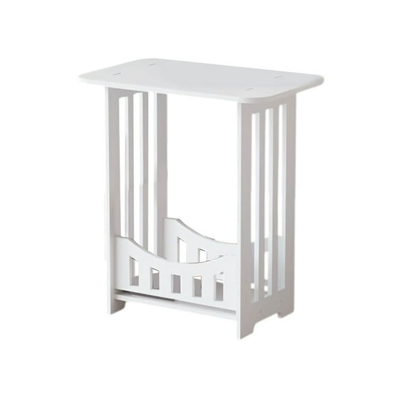 Lilixerw Narrow Side Table,Slim End Tables,Skinny Table for Small Spaces,Thin Bedside Table for Living Room,Bedroom