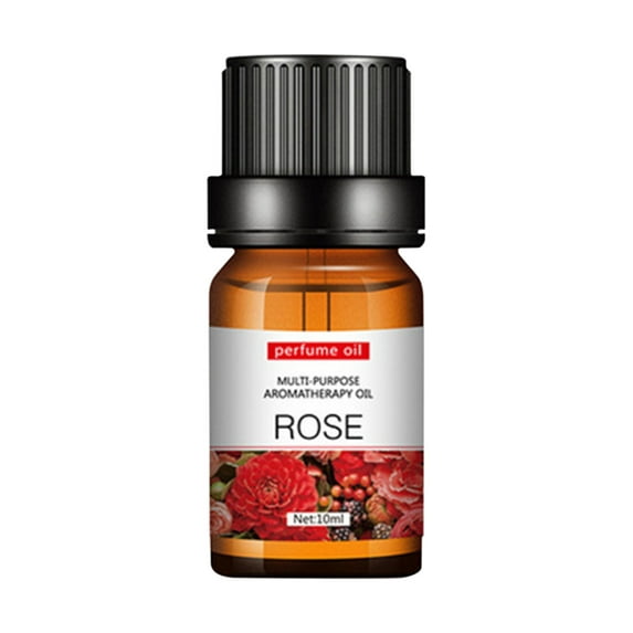 Lilixerw Natural Aromatherapy Essential Oil,Making Scent Car Diffuser Humidifier,Portable Diffuser for Car Home Office Bedroom,10ML,Rose