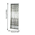 thumbnail image 1 of Lilixerw Peony Sheer Window Curtain for Bedroom,Floral Embroidered Gauze Valance Curtain for Living Room,Lace Cafe Curtain Panel,Gray, 1 of 7