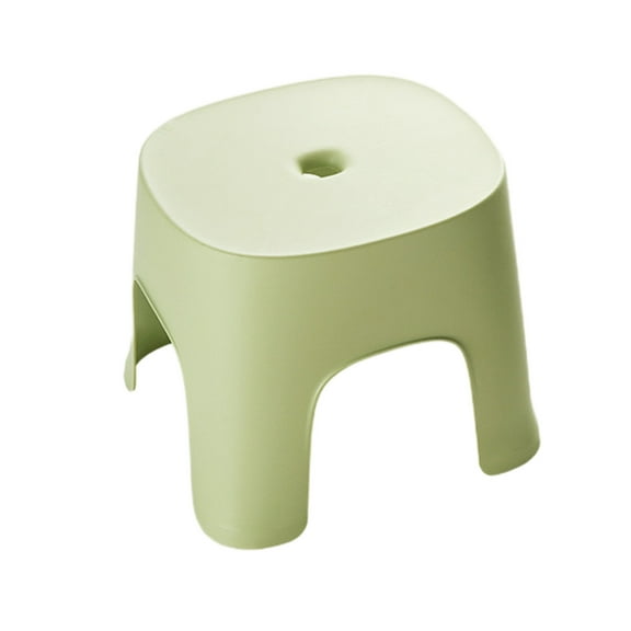 Lilixerw Plastic Mini Stool For Home,Thickened Shower Stool for Inside Shower,Waterproof Anti-Slip Shower Foot Stool for Small Shower Spaces,Light Green