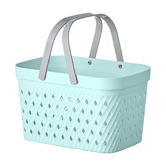 Lilixerw Plastic Organizer Storage Baskets with Handles,Shower Bins Basket Organizer for Bathroom and kitchen