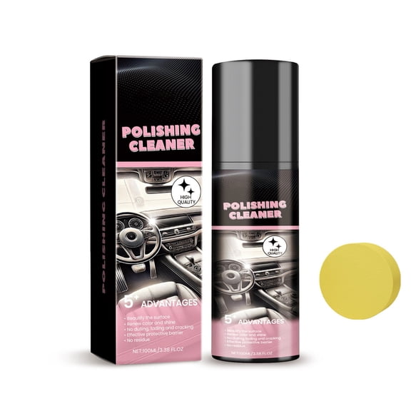 Lilixerw Polishing Cleaner,Car Interior Cleaner Interior Detailer Cleaner,Interior Multi-Purpose Car Cleaner,100ML