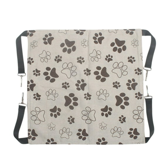 Lilixerw Reversible Cat Hanging Hammock,Soft Breathable Pet Cage Hammock with Adjustable Straps and Metal Hooks,Double Hammock Suitable for Cats,Small Animals