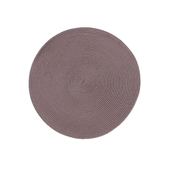 Lilixerw Round Woven Placemats,Thick Heat Insulation Mats for Dining Tables,Household Table Mats Washable Kitchen Table Place Mats Indoor,Blown
