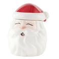 thumbnail image 1 of Lilixerw Santa Claus Shaped Cookie Jar Christmas Food Storage Container,Air-Tight Lid for Freshness,Large Capacity 9.4x7.7x7 Inches,Resin Festival Storage for Kitchen Pantry Decor,Red, 1 of 9