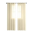 thumbnail image 1 of Lilixerw Sheer Curtains for Living Room,Solid Color Vertical Window Curtains for Bedroom,Farmhouse Curtains for Dining Room,2 Panels,Beige, 1 of 8