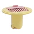 thumbnail image 1 of Lilixerw Silicone Drain Cover with Comb Filter,3-in-1 Hair Catcher Odor & Insect Blocker for Bathroom Sink Shower Floor Drain,Yellow,3x2.36in, 1 of 5