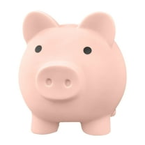 Lilixerw Small Pig Bank,Unbreakable Plastic Money Bank,Coin Bank Medium Size Piggy Banks,Practical Gifts for Birthday,Christmas