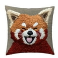thumbnail image 1 of Lilixerw Smile Squirrel Decorative Throw Pillow Cover 18x18 Inch,Soft Short Lint Cute Embroidery Pillowcase for Sofa Bedroom Living Room Home Decor,Spring Decor,Multicolor, 1 of 6